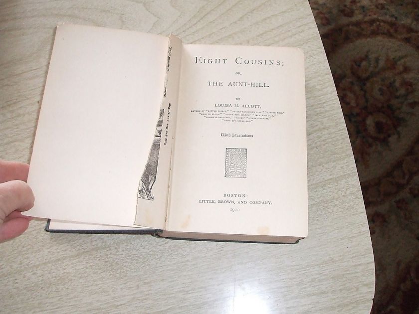 Vintage Book Eight Cousins/ Louisa M. Alcott  