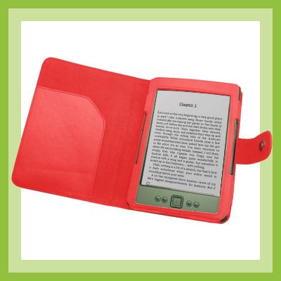 PU Leather Pouch Case Cover For Latest  Kindle 4 WIFI NON TOUCH 