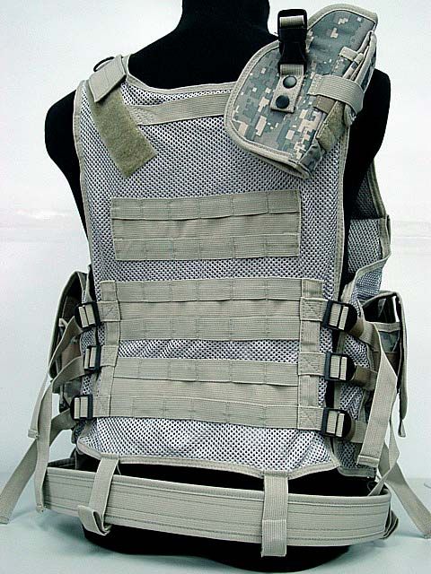 Airsoft Tactical Hunting Combat Vest Digital ACU Camo  