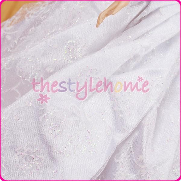   Princess Wedding Gown Dress for Barbie Doll Bodice design w/ lace