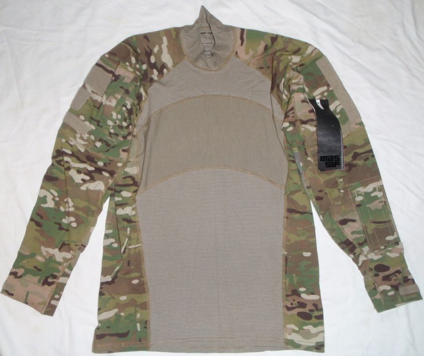 Massif MultiCam Army Combat Shirt NWT ACS Flame Resistant Size Medium 