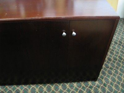 Large Executive Cherry Wood Filing / Supply / Storage / Office Cabinet 