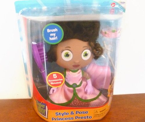 SUPER WHY STYLE & POSE PRINCESS PRESTO FIGURE   NEW  