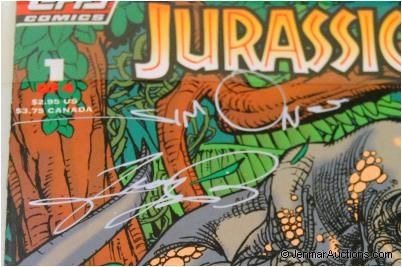 Jurassic Park Collectors Ed Comic Book #1 Signed Ltd Ed  
