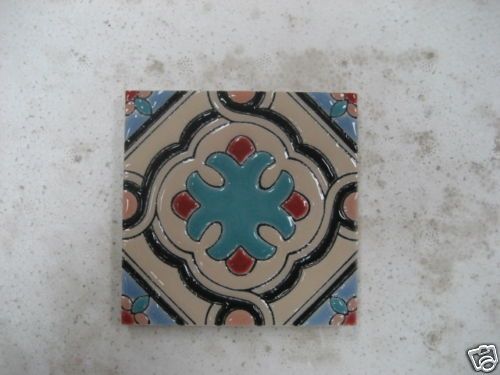 4X4 HAND PAINTED DECORATIVE FLOOR/WALL TILE ACCENTS  