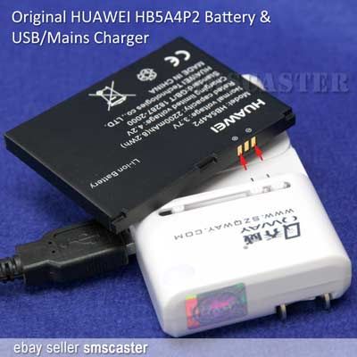 HUAWEI HB5A4P2 Battery & Charger for IDEOS S7 Tablet  