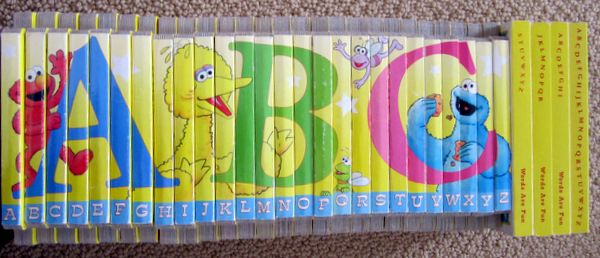 Complete Set 30 Sesame Street Alphabet Board Books Nice  