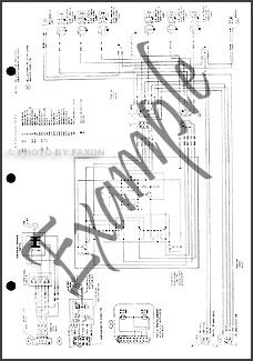   Truck Foldout Wiring Diagram Electrical Schematic Original 87  